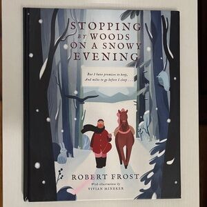 Stopping by Woods on a Snowy Evening by - Black and White Coffee Table Book